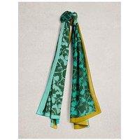 White Stuff Sophie Printed Scarf - Blue