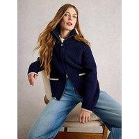 White Stuff Betty Bomber - Navy