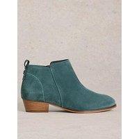 White Stuff Willow Suede Ankle Boot - Blue