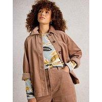 White Stuff Eden Cord Jacket - Beige