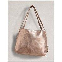 White Stuff Hettie Leather Tote - Gold