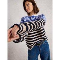 White Stuff Striped Jumpers - Blue
