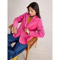 White Stuff Evelyn Velvet Blazer - Pink