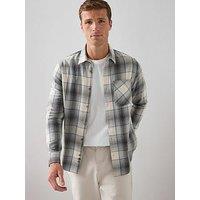 The Very Collection Long Sleeve Check Shirt - Beige