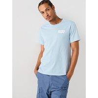 Levi'S Levis Graphic Chest Print Crew Neck Short Sleeve T-Shirt - Blue