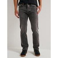 Levi'S 501 Levis Original Straight Fit Jeans - Madison Zone - Grey