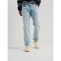 Levi'S 501 Original Straight Fit Solucell Jeans: Brightside - Light Blue