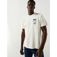 Levi'S Vintage Fit Graphic Back Print Short Sleeve T-Shirt- White