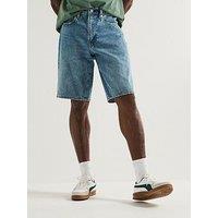 Levi'S 478 Baggy Fit Denim Shorts: My Frequency - Light Blue