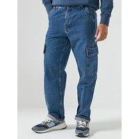 Levi'S 568 Loose Straight Fit Cargo Trousers- Get Involved- Blue