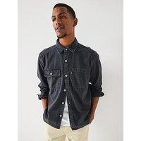 Levi'S Truckee Long Sleeve Denim Overshirt - Black