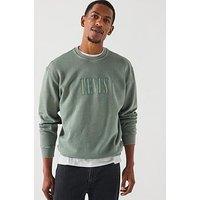 Levi'S Levis Relaxed Graphic Crew Sweatshirt - Green