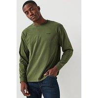 Levi'S Long Sleeve Authentic Relaxed Fit T-Shirt - Green