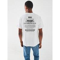 Levi'S Vintage Fit Graphic Back Print Short Sleeve T-Shirt- White