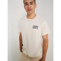 Levi'S Graphic Print Short Sleeve T-Shirt- White