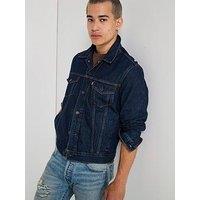 Levi'S Original Denim Trucker Jacket- Dark Blue