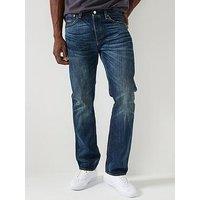 Levi'S 501 Original Straight Fit Jeans - Authentic Vintage - Dark Blue