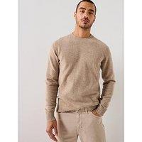 Levi'S Original Housemark Logo Knitted Jumper - Beige