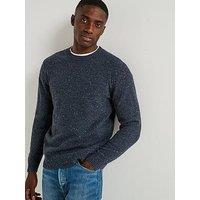 Levi'S Original Housemark Logo Knitted Jumper- Dark Blue