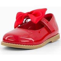 The Very Collection Toddler Patent Bow Shoe - Red