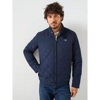 Gant Quilted Windcheater Jacket - Navy