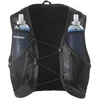 Salomon Adults Unisex Running Active Skin 12 Hydration Vest Set - Black