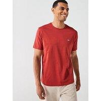 Gant Regular Fit Shield T-Shirt - Orange