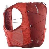 Salomon Adults Unisex Running Active Skin 8 Hydration Vest Set - Red/Black