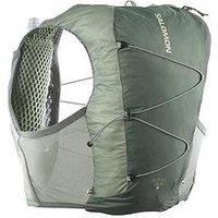 Salomon Adults Unisex Running Active Skin 8 Hydration Vest Set - Green