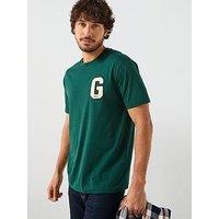 Gant Regular Fit G Badge T-Shirt - Green