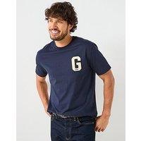 Gant Regular Fit G Badge T-Shirt - Navy