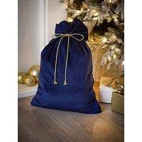 Festive Navy Blue Christmas Gift & Sack - 70 Cm