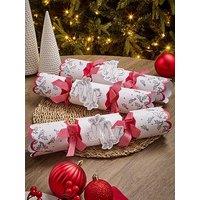 Festive Tom Smith Pack Of 6 Heritage Santa Christmas Crackers