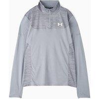 Under Armour Junior Boys Training Tech Utility 1/4 Zip Top - Grey
