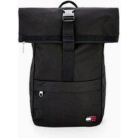 Tommy Jeans Tjm Ess Daily Rolltop Backpack - Black