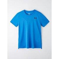 Under Armour Junior Boys Training Tech Vent Jacquard T-Shirt - Blue