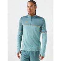 Under Armour Mens Challenger Training 1/4 Zip Top - Green