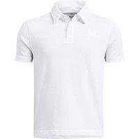 Under Armour Junior Boys Training Icon Polo Shirt - White