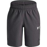 Under Armour Junior Boys Training Tech Utility Woven Shorts - Grey