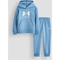 Under Armour Boys Logo Hoodie Set - Blue