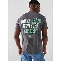 Tommy Jeans Back Print T-Shirt - Dark Grey