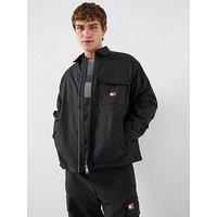 Tommy Jeans Regular Cord Shirt Jacket - Black