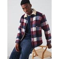 Tommy Jeans Check Overshirt - Blue