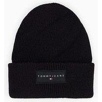 Tommy Jeans Tjm Linear Beanie Hat - Black