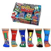 United Oddsocks Petrol Heads Novelty Crew Sock Giftbox