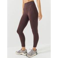 Gym + Coffee Womens Training Day Kind 7/8 Legging - Brown