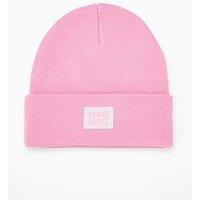 Gym + Coffee Womens Training Knit Beanie - Pink