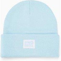 Gym + Coffee Womens Training Knit Beanie - Blue