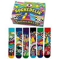 United Oddsocks Sockadelic Novelty Crew Sock Giftbox