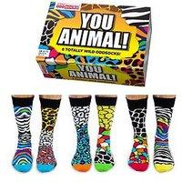 United Oddsocks You Animal! Novelty Crew Sock Giftbox